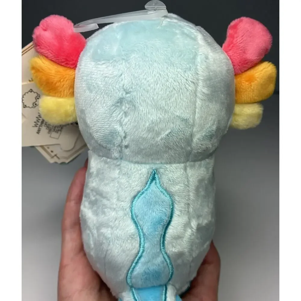 Bellzi Lotti Axolotl Plush Blue 6” Rainbow Pride Boxlunch Exclusive With Tags